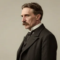 the world if nikola tesla had never die and photographed by simon hjortek, unreal engine, portrait, f / 2. 8, 1 6 k, perfectionism, halfrear lighting, insanely detailed and intricate, hypermaximalist, hyper realistic, super detailed