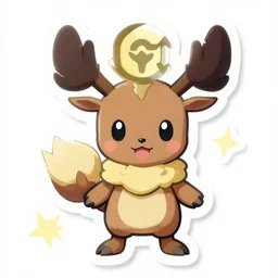 cute miss mascot ludicolo ludicolo ludicolo pokemon sticker art, cronobreaker, beeple game icon