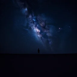 in the deep silence of midnight, the universe revealed itself to its listeners as a vast desolation.