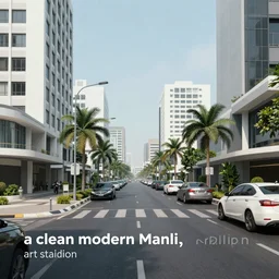 “Streetview of a clean modern Manila, concept art, artstation”