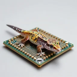 a gecko inside the cpu