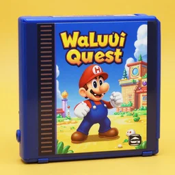 NES game box Waluigi Quest