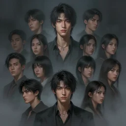 dark foggy sharp hq rendering, reaistic, anime semirealism, semirealism, asian character portrait, beautiful concept art, appealing character, painterly, fanart, highly detailed in the style of wlop by ilya kuvshinov, wenjun lin, sakimichan, stanley artgerm lau, wlop, rossdraws, james jean, andrei riabovitchev, marc simonetti, angular asymmetrical design, chinese artist, art style by nixeu, artstationhd