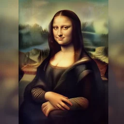 mona lisa as a skeleton