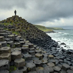 the giants causeway, by jessica rossier, by greg rutkowski, by anders zorn, by greg manchess