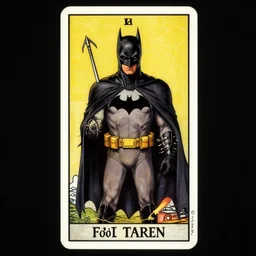 epic professional digital art of'batman'on the'fool tarot card ', painted, stunning, symmetrical, impressive, best on artstation, cgsociety, much wow, masterpiece