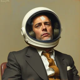 ( ( ( ( ( man in business suit wearing space helmet ) ) ) ) ) by jean - baptiste monge!!!!!!!!!!!!!!!!!!!!!!!!!!!!!!