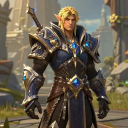 screenshot of asriel dreemurr in world of warcraft