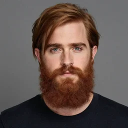 a portrait photograph of emma watson's large beard