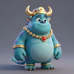 a 3 d character design of a adorable greek monster, disney style, high quality, highly detailed, high coherence, path traced, beautiful, elegant