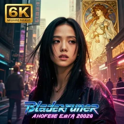 jisoo, hyperrealistic portrait, bladerunner street, art of elysium by jeremy mann and alphonse mucha, fantasy art, photo realistic, dynamic lighting, artstation, poster, volumetric lighting, very detailed face, 8 k, award winning
