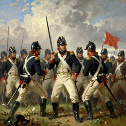 battle of borodino, epic, highly detailed, by igor vasnetsov, greg rutkovsky and jakub rozalsky