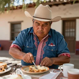 a typical new mexican doing typical new mexican things