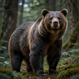 Bird Bear Druid of the forest, hyperdetailed, intricate, octane render, photorealistic art, cinematic lighting, 8k