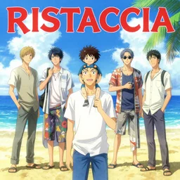 album cover of ristaccia summer by ilya kuvshinov katsuhiro otomo, artgerm, jeremy lipkin and michael garmash and rob rey