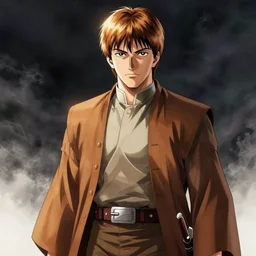 anakin skywalker in the style of beserk manga