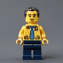 barack obama as a lego minifigure, concept, product image