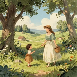 vintage fairytale illustration