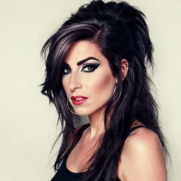 portrait of amy winehouse, artwork by guy denning,