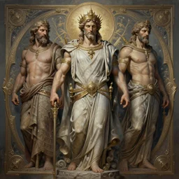 digital _ painting _ of _ greek god _ by _ filipe _ pagliuso _ and _ justin _ gerard _ symmetric _ fantasy _ highly _ detailed _ realistic _ intricate _ port