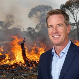a meme about scott morrison and bushfires