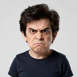 Angry bob ross, photograph