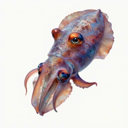 fantasy art hyper realistic ai created interesting bizarre flamboyant cuttlefish fantastic art award winning best ultra detailed magnificent