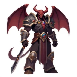 illidan the demon hunter from world of warcraft vector art
