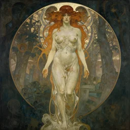 univers is a palce of doom, muted colours, alphonse mucha, greg rutkowski, trending on artstation, artgerm, breathtaking, sharp focus, smooth, mark arian, award winning, highly detailed 4 k art