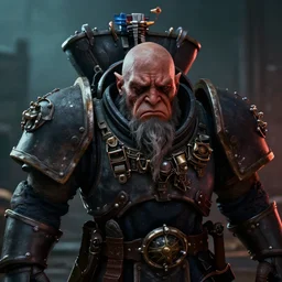 a crying sad ogryn in warhammer 4 0 k darktide : : octane render, cinematic light, trending on artstation