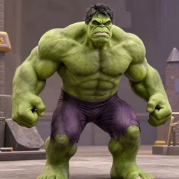 still of mr. t as the hulk in marvel avengers