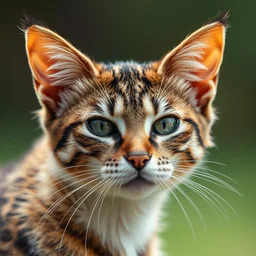 a hybrid animal of a cat and a human