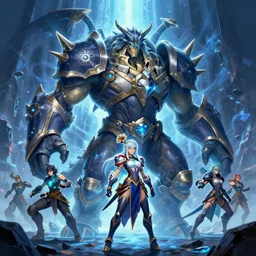 nergigante boss of monster hunter world iceborn worldboss guild raid digital painting bioluminance alena aenami artworks in 4 k rtx hdr design by lois van baarle by sung choi by john kirby and artgerm style pascal blanche and magali villeneuve