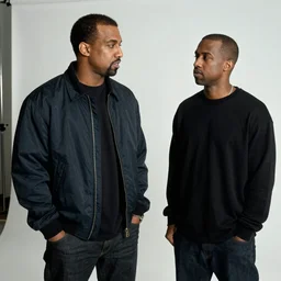 kanye west studio session photos from 2004