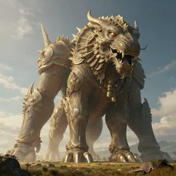 enormous creature towering over the plains, volumetric lighting, 8 k octane beautifully detailed render, post - processing, extremely hyper - detailed, intricate, epic composition, cinematic lighting, masterpiece, trending on artstation, detailed detailed detailed, masterpiece, stunning art by anders zorn, wonderful masterpiece by greg rutkowski, beautiful cinematic light,