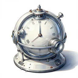 detailed technical schematics for a time machine
