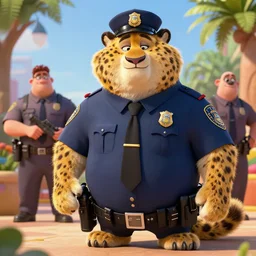 cheetah in policeman suit, zootopia stile, realistic, warrior, concept art, artstation trending, cgsociety, octane render, unreal engine 5, 8 k, by greg rutkowski, jesper ejsing, ilya kuvshinov, cushart krenz