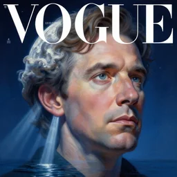 sci - fi, close - up, 3 d, moon rays, night, jim varney face, cinematic, clouds, moon rays, vogue cover style, poster art, blue mood, realistic painting, intricate oil painting, high detail illustration, figurative art, multiple exposure, water, 3 d, by tooth wu and wlop and beeple and greg rutkowski