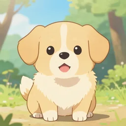 most cute dog anime