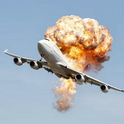 boeing 7 4 7 exploding mid air, tragedy