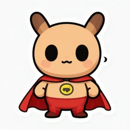 cute miss mascot flobio flobio marshtomp super hero sticker art, cronobreaker, beeple game icon