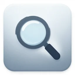 app icon of a magnifying glass