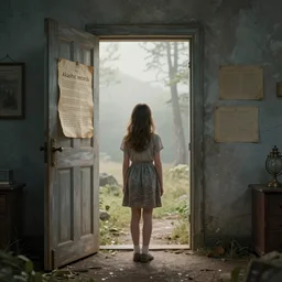 a young girl lost in an endless trek through time encounters the open door to the Akashic records. Jordan Grimmer. Geoffroy Thoorens.