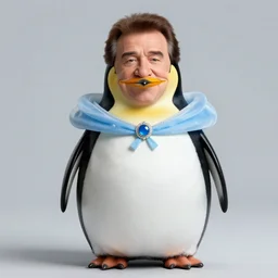danny devito's penguin dressed like a princess, highly detailed, photograph