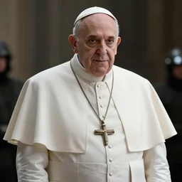pope francis in star wars episode 3, 8 k resolution, cinematic lighting, anatomically correct