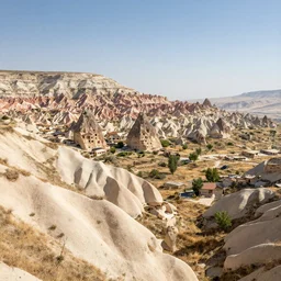 cappadocia landscape, realistic detailed digital art by maxwell boas jessica rossier christian dimitrov anton fadeev trending on artstation cgsociety rendered in unreal engine 4 k hq