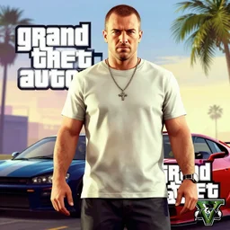 Oscar Pistorius in Grand Theft Auto 5 cover art, epic, 4k resolution, extremely detailed, very sharp, artstation, digital art, vibrant,