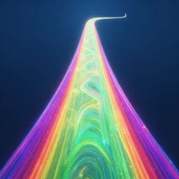 An epic fantasy of colorful infinity glowing path going into second dimension of future in the style of yayoi kusama, artstation, digital painting, highly detailed, 8k
