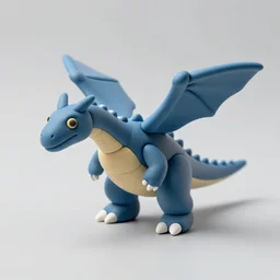 a 3 d play - doh sculpture of aerodactyl