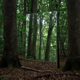 mirror in the forest
